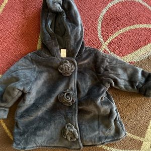 Baby coat black color size 5-6 months new